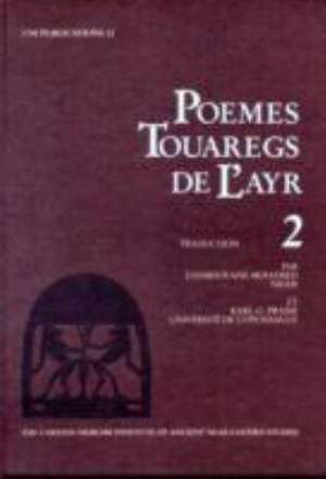 Poems Touaregs de L'Ayr de Karl G. Prasse