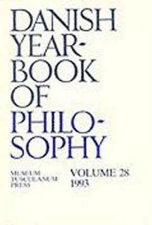 Danish Yearbook of Philosophy de Finn Collin