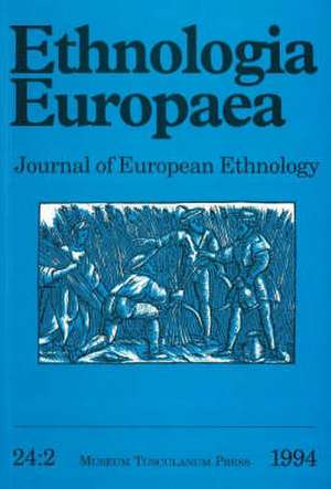 Ethnologia Europaea de Bjarne Stoklund