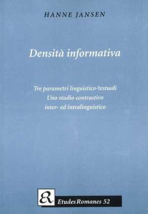 Densita Informativa de Hanne Jansen