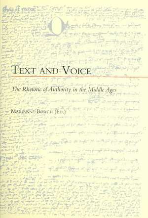 Text and Voice de Marianne Borch