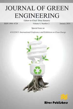 Journal of Green Engineering Volume 4, No. 2 de Dina Simunic