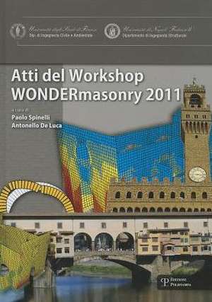 WONDERmasonry: Workshop on Design for Rehabilitation of Masonry Structures/Tecniche Di Modellazione E Progetto Per Interventi Sul Cos de Paolo Spinelli