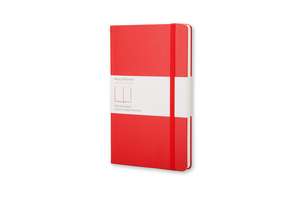 Moleskine Pocket Plain Hardcover Notebook Scarlet Red de Moleskine