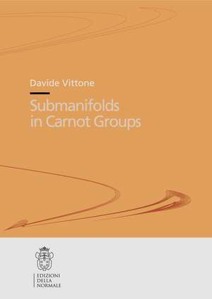 Submanifolds in Carnot Groups de Davide Vittone