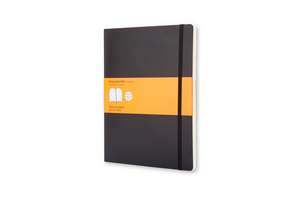 Moleskine Soft Extra Large Ruled Notebook Black de Moleskine