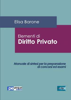 Elementi di Diritto Privato de Elisa Barone