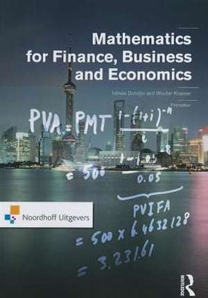 Mathematics for Finance, Business and Economics de Irénée Dondjio