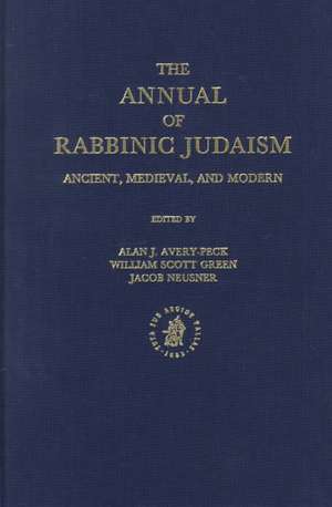 The Annual of Rabbinic Judaism de Lezlie C. Green