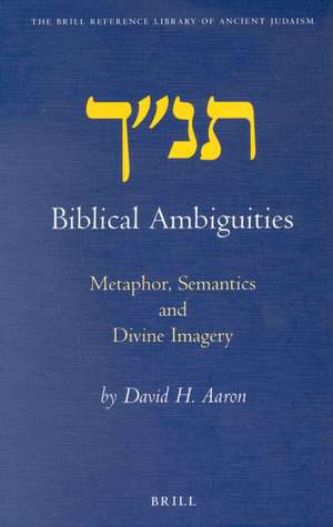 Biblical Ambiguities: Metaphor, Semantics and Divine Imagery de David H. Aaron