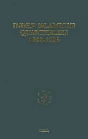 Index Islamicus Quarterlies 1990-1993 de University Library Cambridge