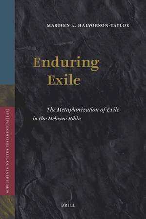 Enduring Exile: The Metaphorization of Exile in the Hebrew Bible de Martien Halvorson-Taylor