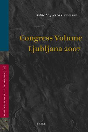 Congress Volume Ljubljana 2007 de André Lemaire