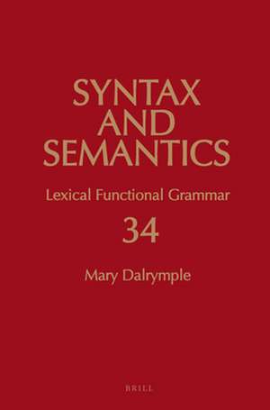 Lexical Functional Grammar de Mary Dalrymple