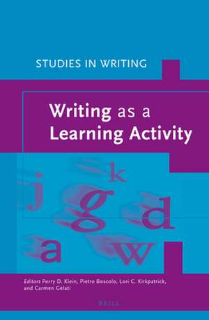 Writing as a Learning Activity de Perry Klein