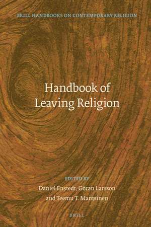 Handbook of Leaving Religion de Daniel Enstedt