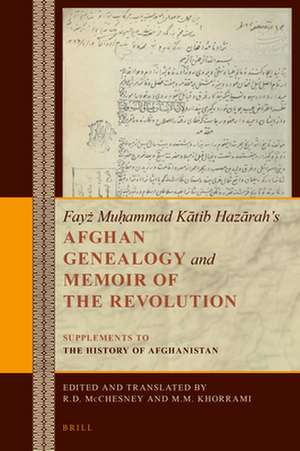 Fayż Muḥammad Kātib Hazārah’s <i>Afghan Genealogy</i> and <i>Memoir of the Revolution</i>: Supplements to <i>The History of Afghanistan</i> de Robert McChesney