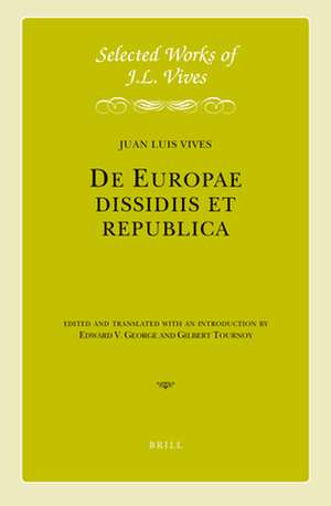 De Europae dissidiis et republica de Juan Luis Vives