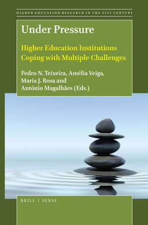 Under Pressure: Higher Education Institutions Coping with Multiple Challenges de Pedro N. Teixeira