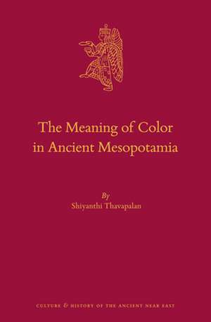 The Meaning of Color in Ancient Mesopotamia de Shiyanthi Thavapalan