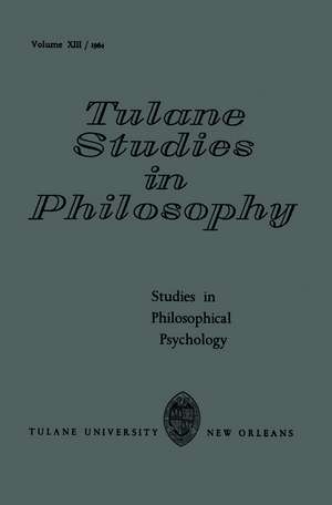 Studies in Philosophical Psychology de James K. Feibleman