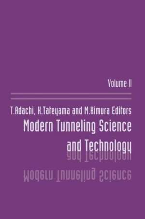 Modern Tunneling Science And T de T. Adachi