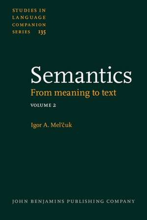 Semantics de Igor A. Mel'cuk