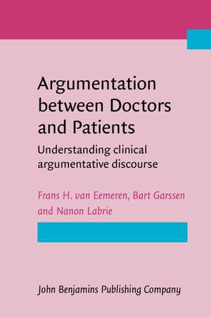 Argumentation between Doctors and Patients de Nanon (ILIAS & Vrije Universiteit Amsterdam) Labrie