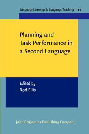 Planning and Task Performance in a Second Language de Rod Ellis