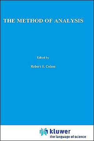 The Method of Analysis: Its Geometrical Origin and Its General Significance de Jaakko Hintikka