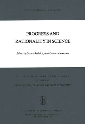 Progress and Rationality in Science de G. Radnitzky