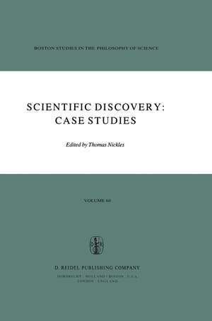 Scientific Discovery: Case Studies de Thomas Nickles