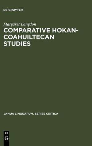 Comparative Hokan-Coahuiltecan Studies: A Survey and Appraisal de Margaret Langdon