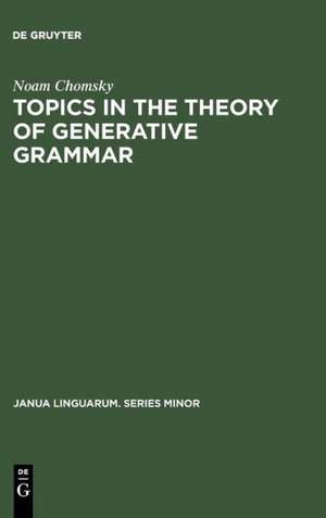 Topics in the Theory of Generative Grammar de Noam Chomsky