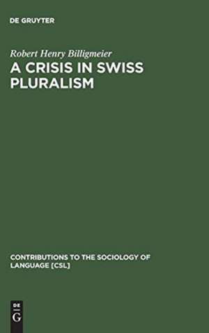 A Crisis in Swiss Pluralism: The Romansh and Their Relations with the German- and Italian-Swiss in the Perspective of a Millenium de Robert H. Billigmeier