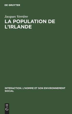 La population de l'Irlande de Jacques Verrière