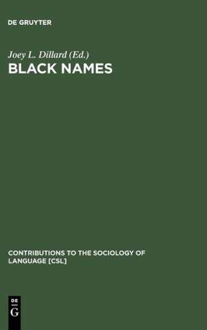 Black Names de Joey L. Dillard