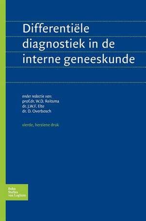 Differentiele diagnostiek in de interne geneeskunde de W. D. Reitsma