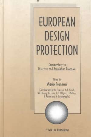 European Design Protection, Commentary to Directive and Regulation de Levin