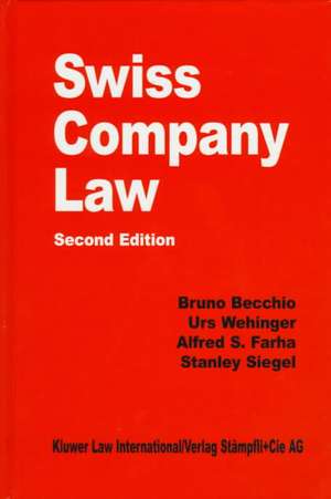 Swiss Company Law, 2e de Switzerland