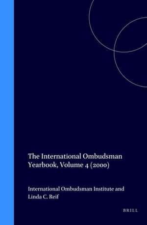 The International Ombudsman Yearbook, Volume 4 (2000) de International Ombudsman Institute