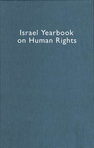 Israel Yearbook on Human Rights, Volume 31 (2001) de Yoram Dinstein