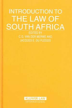 Introduction to the Law of South Africa de Merwe