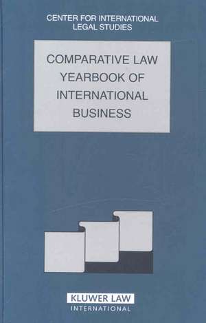 Comparative Law Yearbook of International Business Vol 29 de Campbell