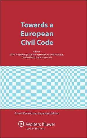 Towards a European Civil Code (Fourth Edition) de Hartkamp et al