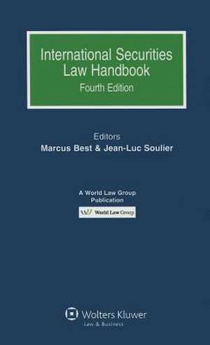 International Securities Law Handbook de Jp Soulier