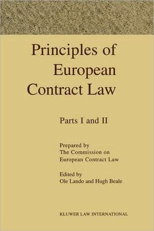 Principles of European Contract 2 Vols de Lando