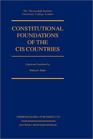 Constitutional Foundations of Cis Countries de Butler