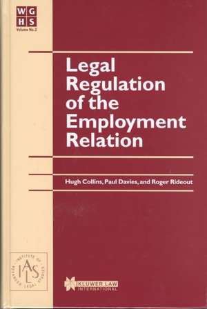 Legal Regulation of the Employment Relation de M. Davies