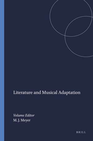 Literature and Musical Adaptation de Michael J. Meyer